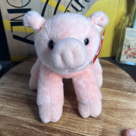 Mini Flopsie Percy Pink Piggy 8" Plush New Aurora Eco Friendly - Picture 9 of 17